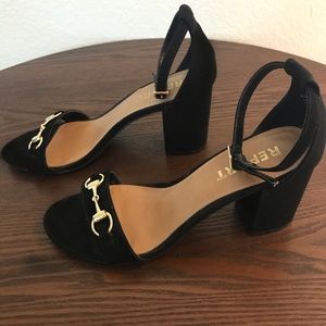 Tobi Black Kitten Heels